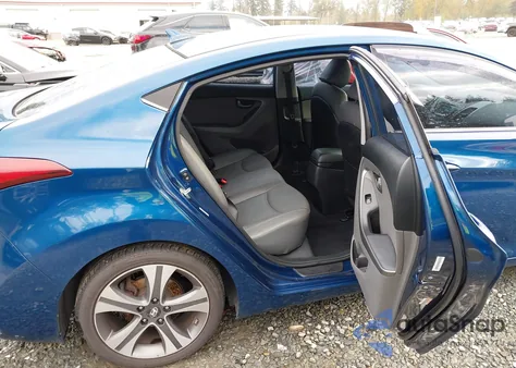 2014 Hyundai Elantra Sport from USA, damaged, VIN KMHDH4AH8EU158569